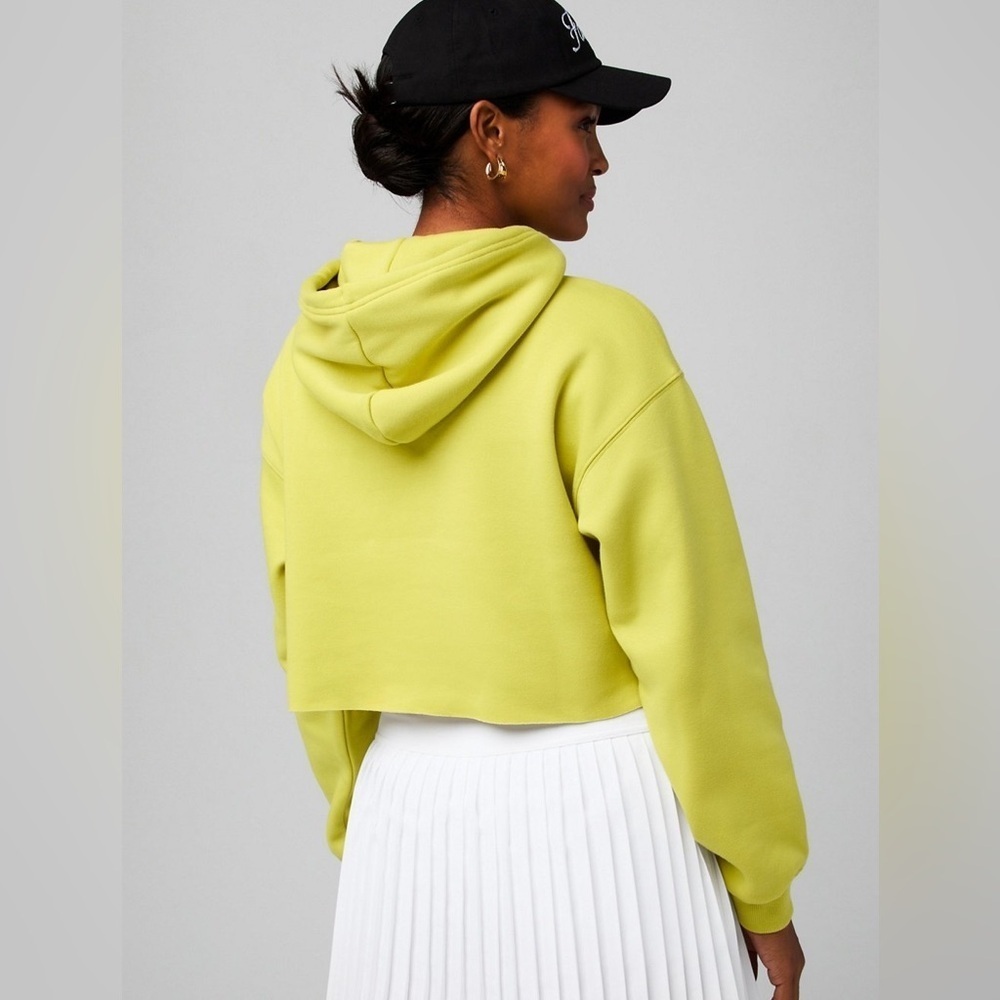 Fabletics Cozy Fleece Cropped Hoodie - Picture 2 of 5